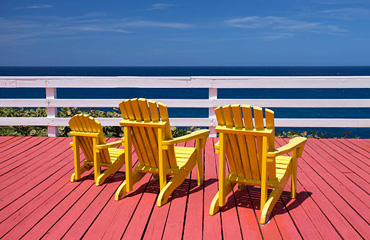 Redwood Decking in Granada Hills