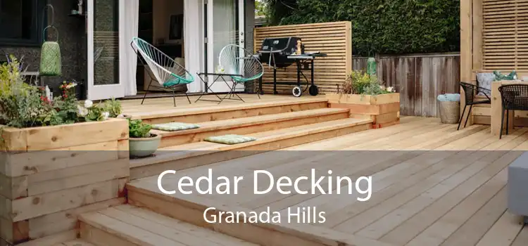 Cedar Decking Granada Hills