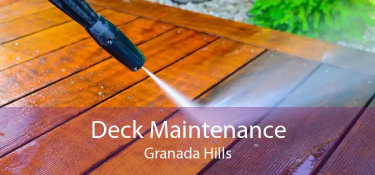 Deck Maintenance Granada Hills