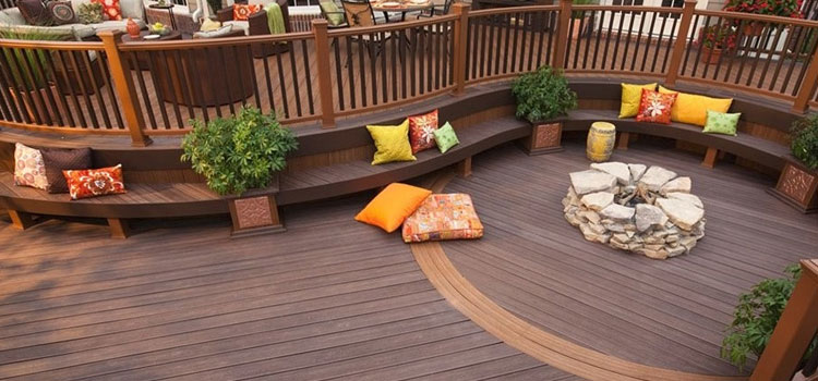 Gray TREX Decking in Granada Hills, CA