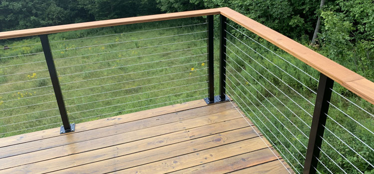 Installing Deck Cable Railing in Granada Hills, CA